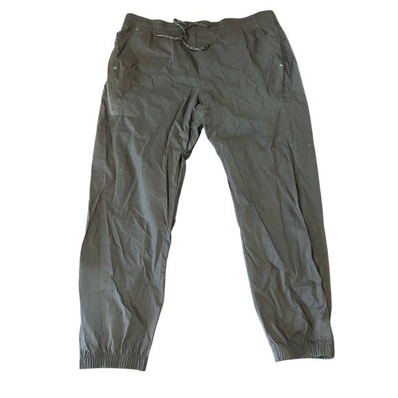 American Eagle AE Flex Mens XL Pants Black Nylon Blend Jogger Gym Casual - Picture 1 of 4